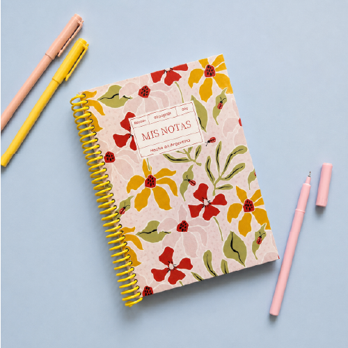 Cuaderno de notas Floral A5